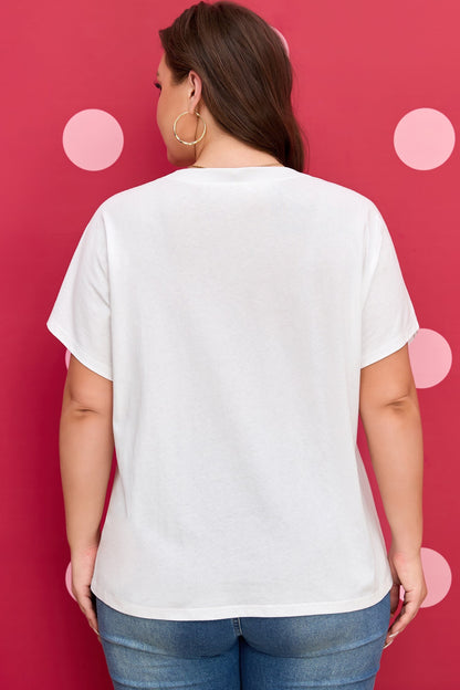 Threaded Pear Aliya Patch Casual T PLUS Shirt