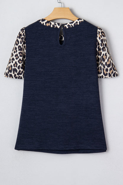 Threaded Pear Ayra Patchwork Short Sleeve Top