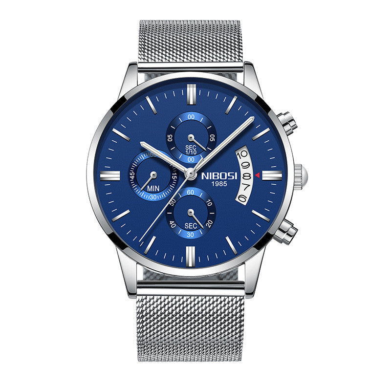 Men’s Luxury Fashion Wristwatch | Classic Business Casual Quartz Watch | Elegant Stainless Steel Men's Timepiece | Premium Waterproof Minimalist Watch for Men