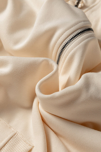 Threaded Pear Adalynn Kangaroo Half Zipper Hoodie