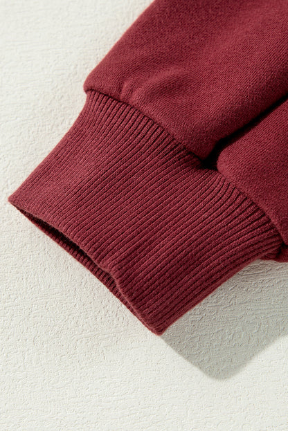 Threaded Pear Ella Patchwork Drop Shoulder Pullover