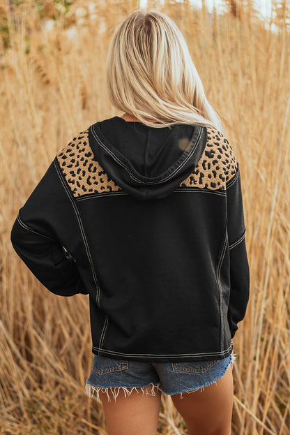 Threaded Pear Monanaya Cuff Quarter Zip Hoodie