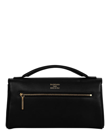 Balenciaga Bel Air Small Leather Clutch Bag