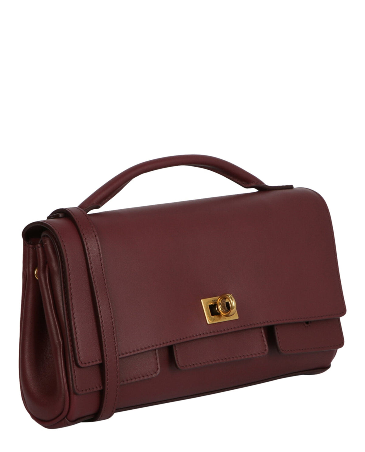 Balenciaga Bel Air Small Leather Clutch Bag