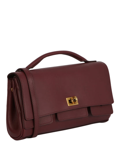 Balenciaga Bel Air Small Leather Clutch Bag