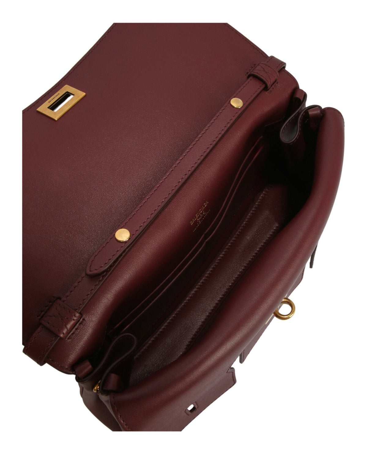 Balenciaga Bel Air Small Leather Clutch Bag