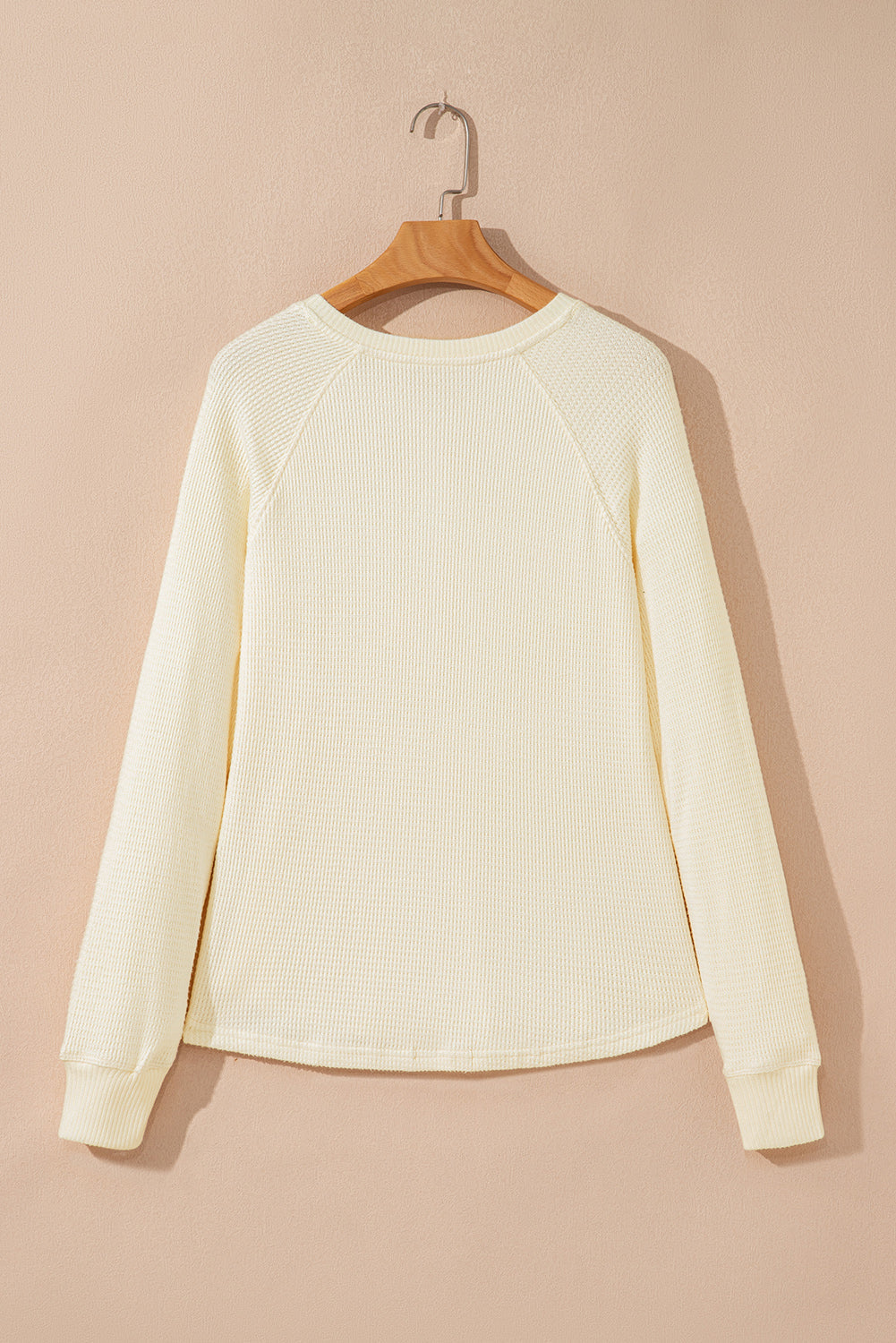 Threaded Pear Soleil Knit Half Henley Top