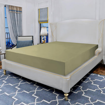 Elegant Comfort Essential 1 Piece Solid Fitted Sheet - All Around Elastic