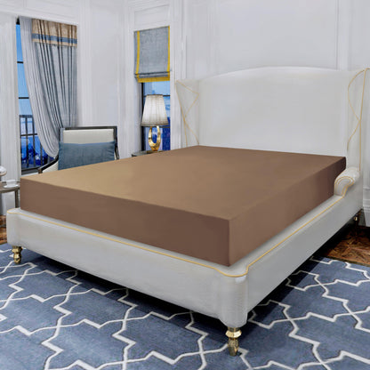 Elegant Comfort Essential 1 Piece Solid Fitted Sheet - All Around Elastic