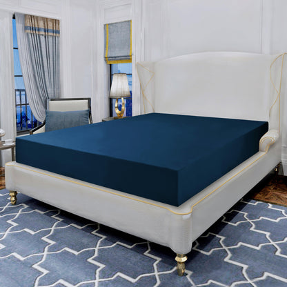 Elegant Comfort Essential 1 Piece Solid Fitted Sheet - All Around Elastic