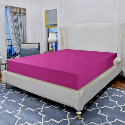 Elegant Comfort Essential 1 Piece Solid Fitted Sheet - All Around Elastic