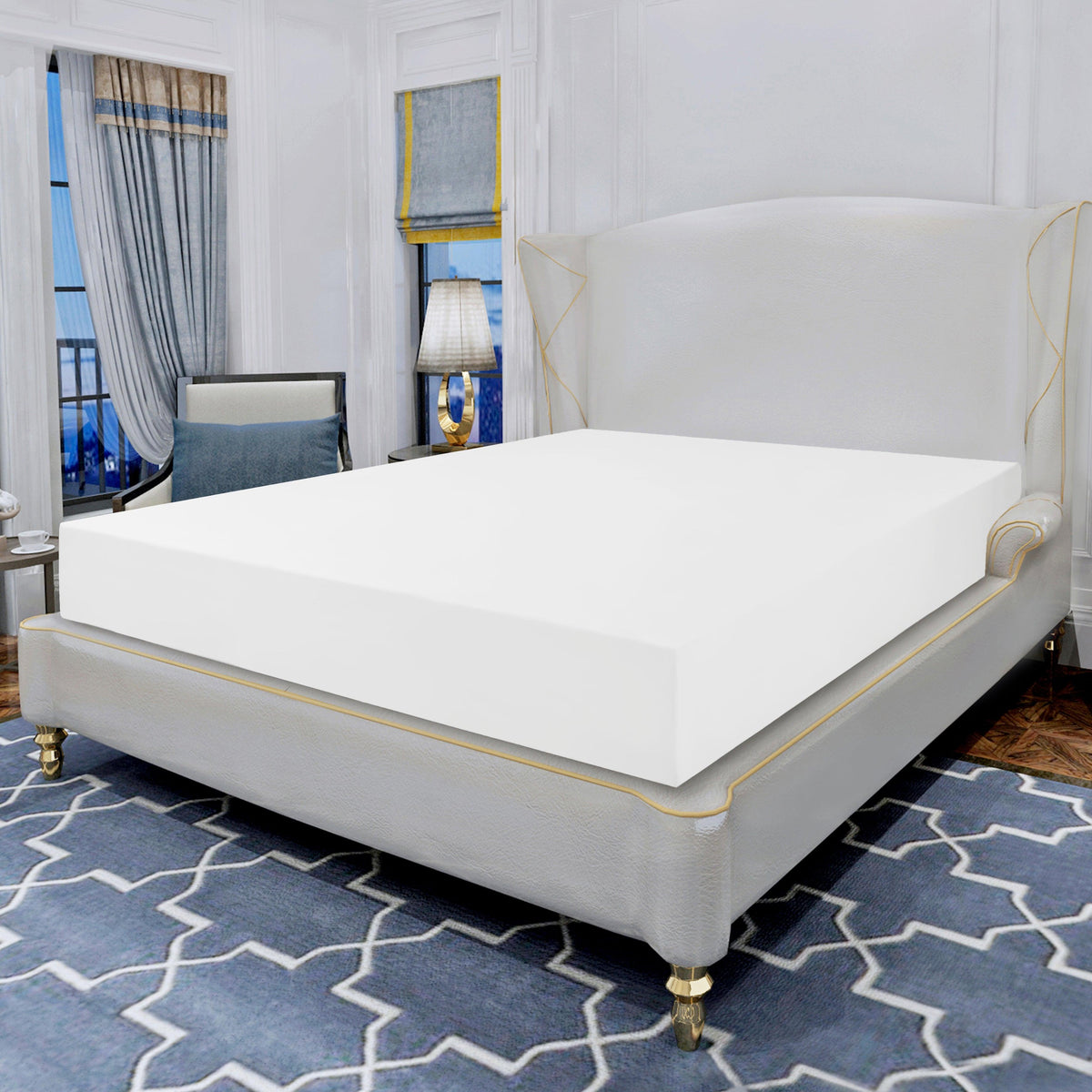 Elegant Comfort Essential 1 Piece Solid Fitted Sheet - All Around Elastic