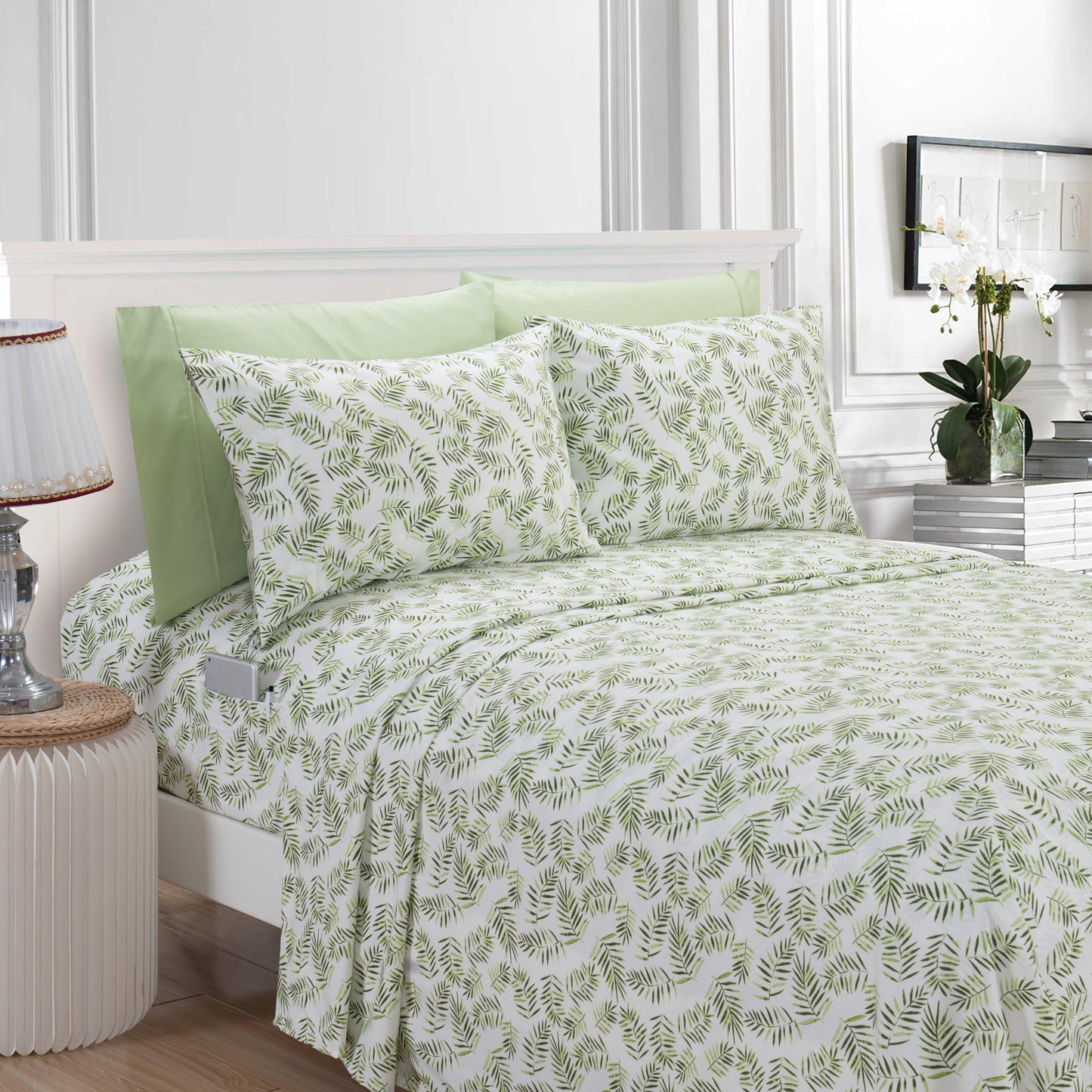 Elegant Comfort 6-Piece Tropical Pattern Bed Sheet Set - Soft as a Hotel Premium Quality