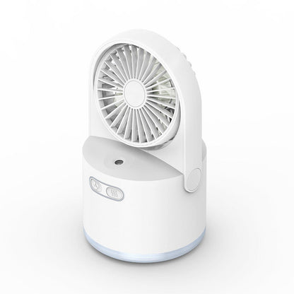 USB Charging Humidification Spray Small Fan Desktop Cooling Cooling Water Supply Fan Mini Portable Small Fan
