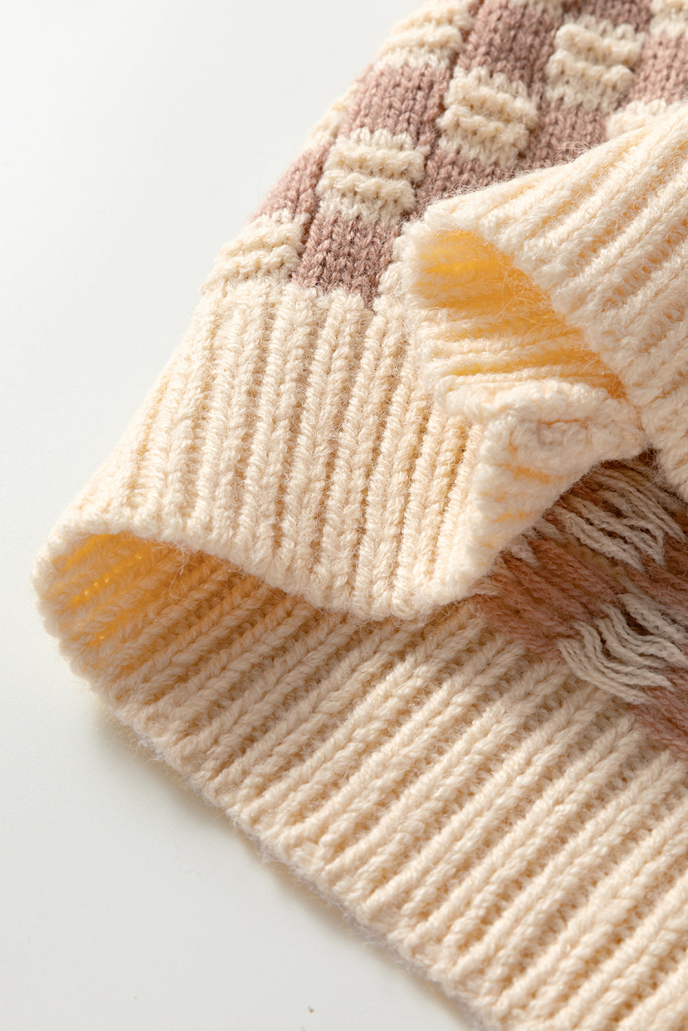 Threaded Pear Sofia Shoulder Balloon Sleeve Sweater