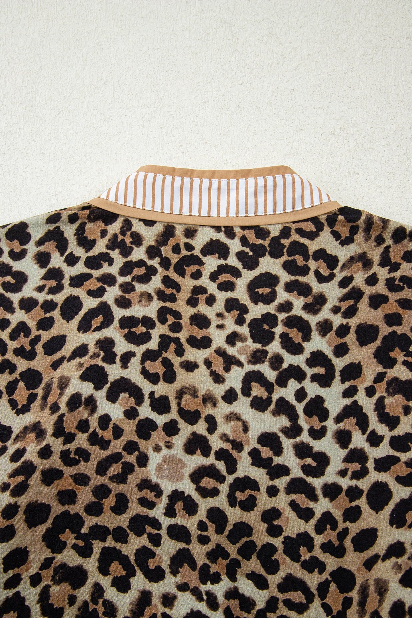 Threaded Pear Jordyn Contrast Striped Trim Shirt