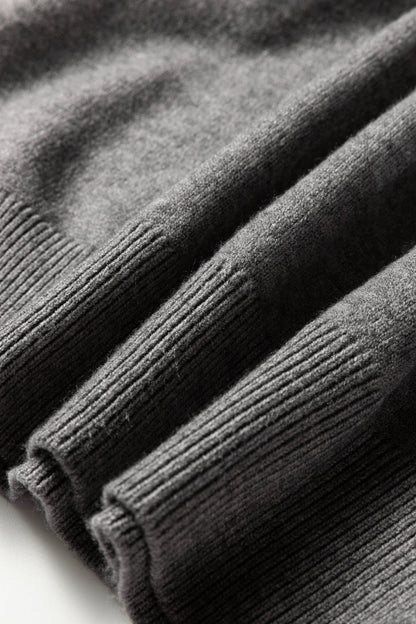 Threaded Pear Katelyn Patchwork Cuffs Loose Sweater