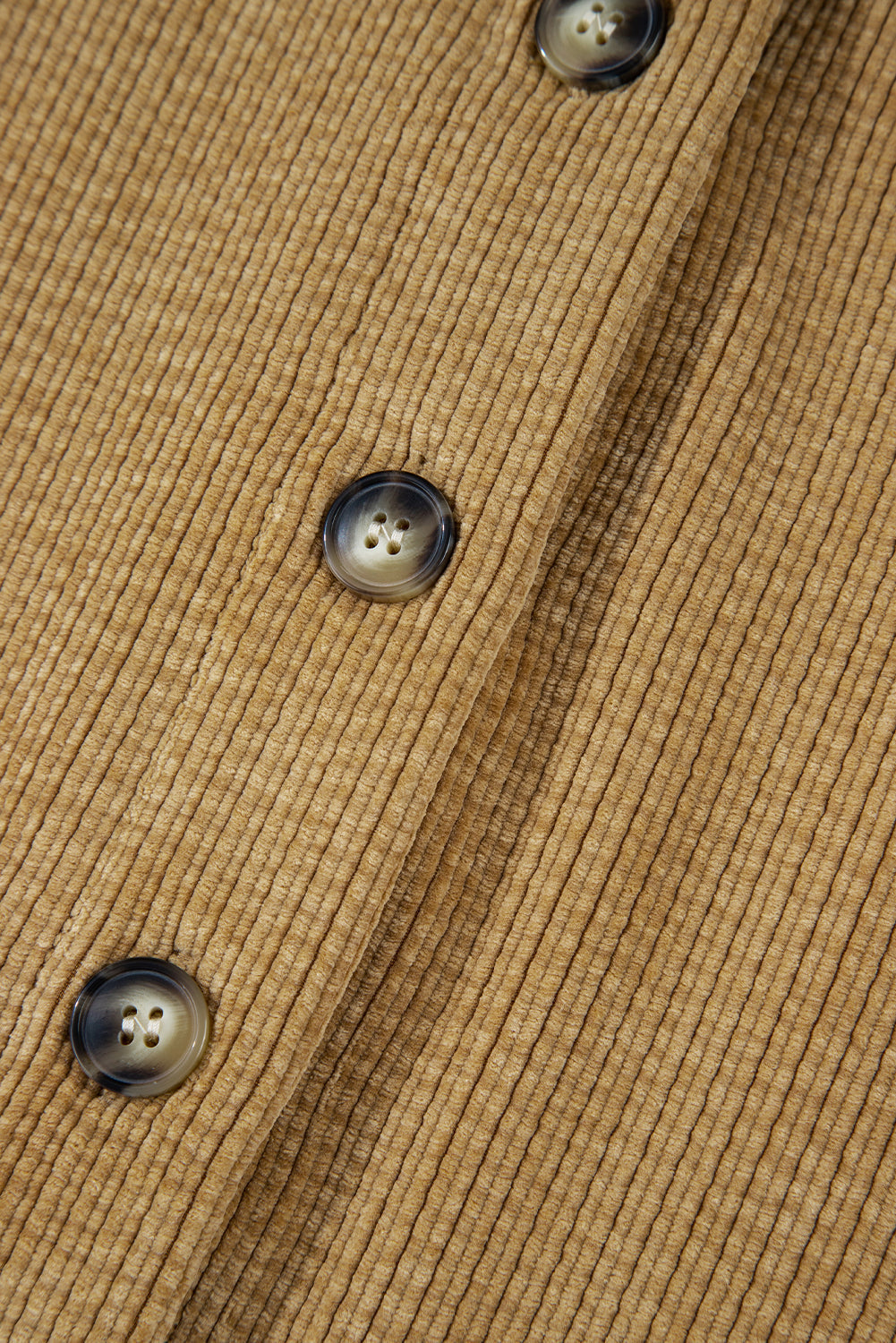 Threaded Pear Giuliana Patched Up Corduroy Shacket