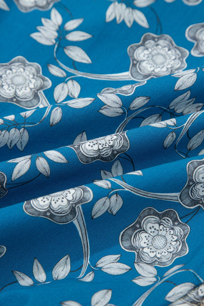 Threaded Pear Azalea Short Sleeve Floral Dress