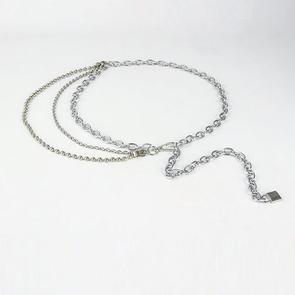 Summer Body Jewelry Chain | Hip-Hop Punk Style Body Harness | Luxury Multi-Layered Waist & Chest Chain | Trendy Unisex Streetwear Accessory | 2026 High-Fashion Punk Rock Body Jewelry