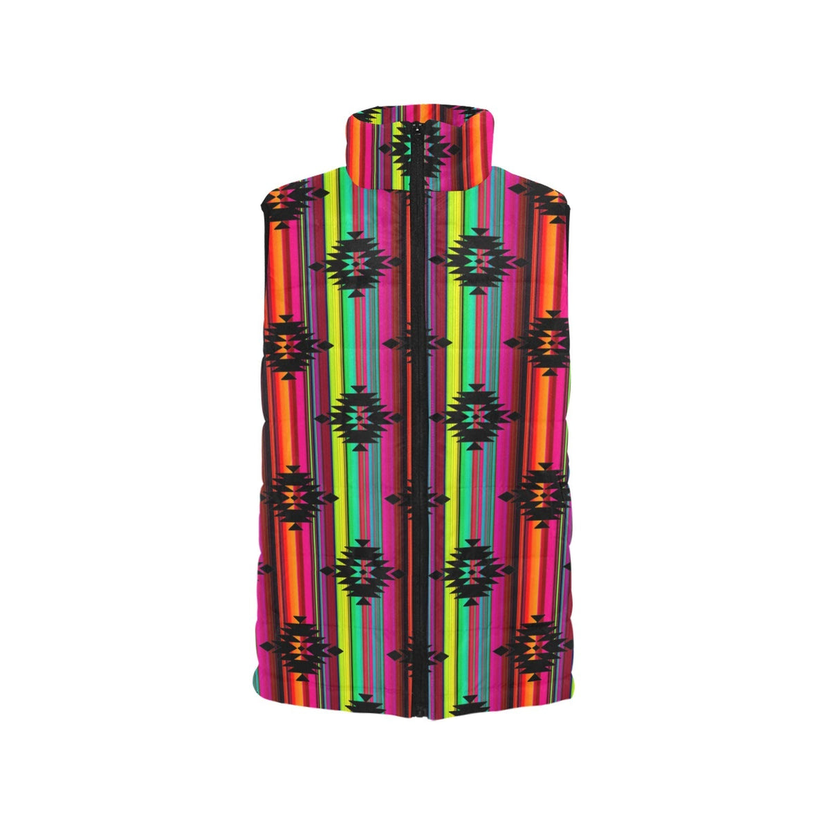Baha Ranch Aztec Vintage Rodeo Women's Puffy Vest