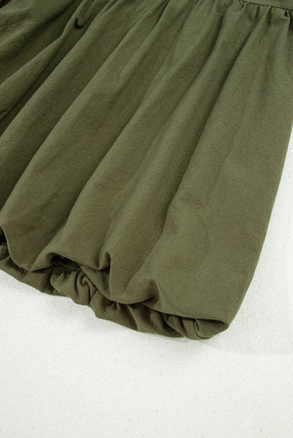 Threaded Pear Catherine Ruffle Hem Mini PLUS Dress