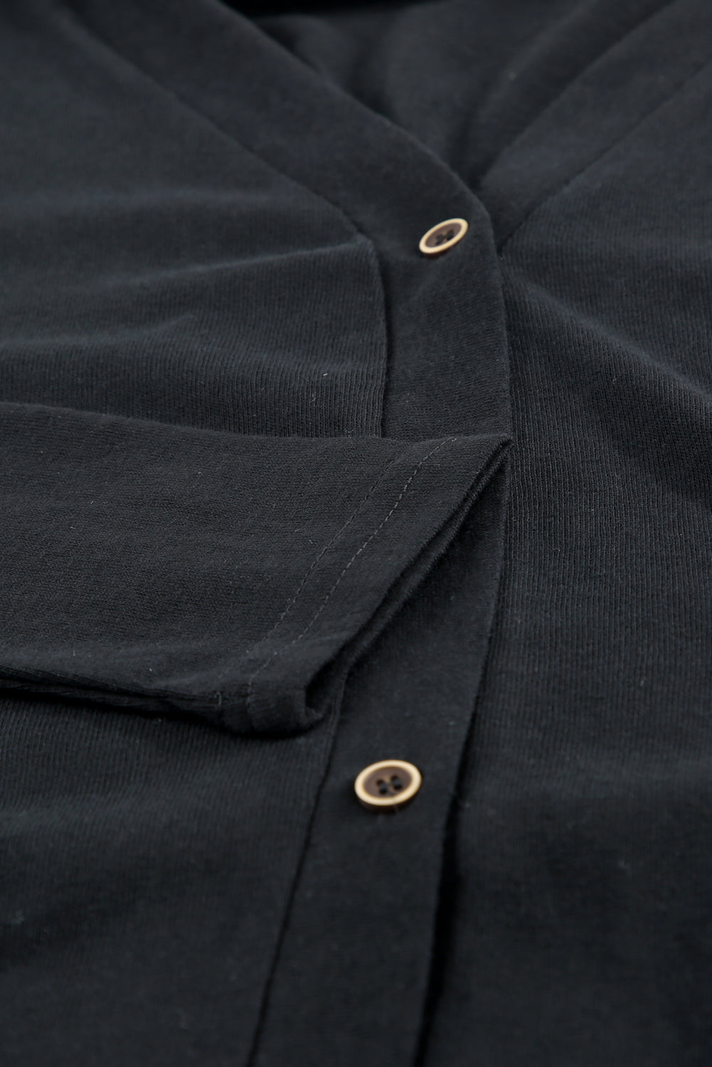 Threaded Pear Madison Open-Front Buttons Cardigan