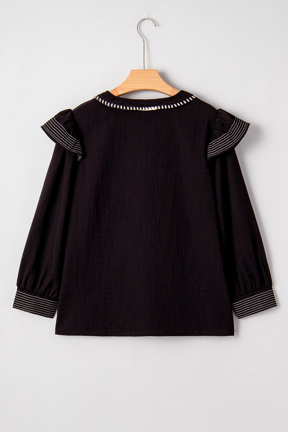 Threaded Pear Elowen Long Sleeve Blouse Long Sleeve Top