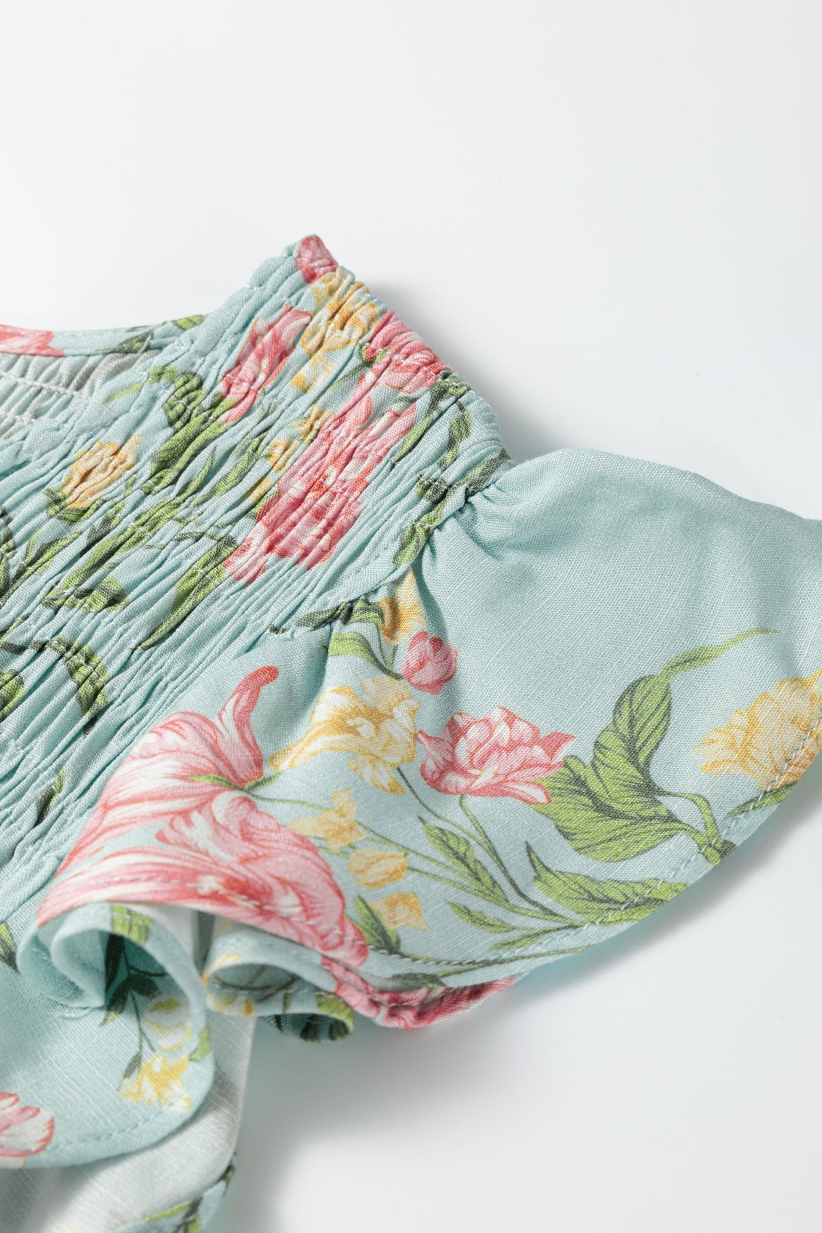 Threaded Pear Alejandra Tiered Floral Maxi Dress