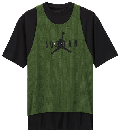 Air Jordan Men's X Off-White Short Sleeve Jersey Top 'Forest Green' Jerseys