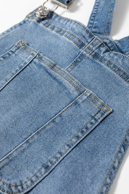 Threaded Pear Brooklyn adjustable Buckle Barrel Overalls