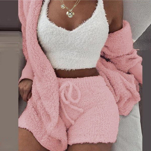 Women’s Plush 3-Piece Homewear Set