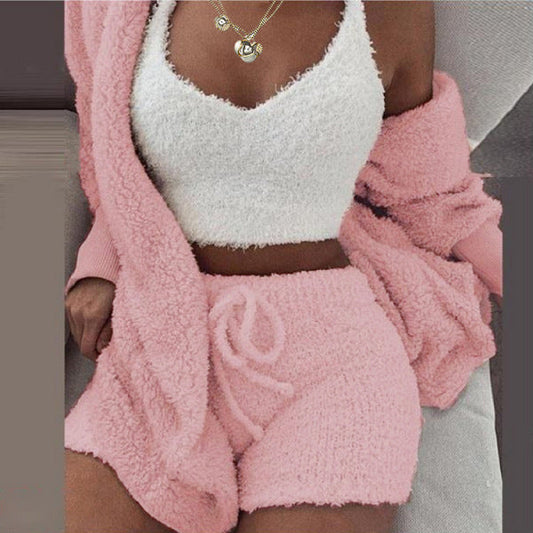 Women’s Plush 3-Piece Homewear Set