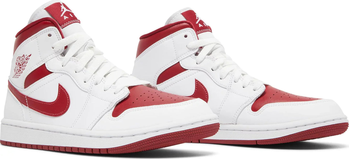 Air Jordan Women's Retro 1 Mid 'Reverse Chicago' Sneakers
