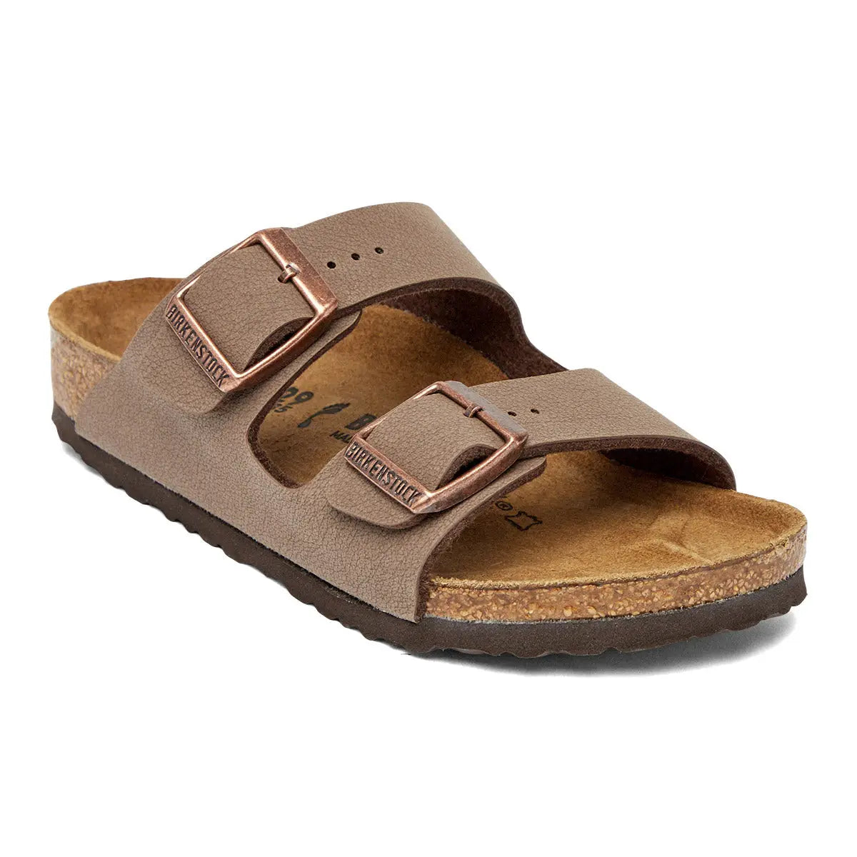 Birkenstock Kids Arizona Kids Birko-Flor Nubuck Mocha Sandals