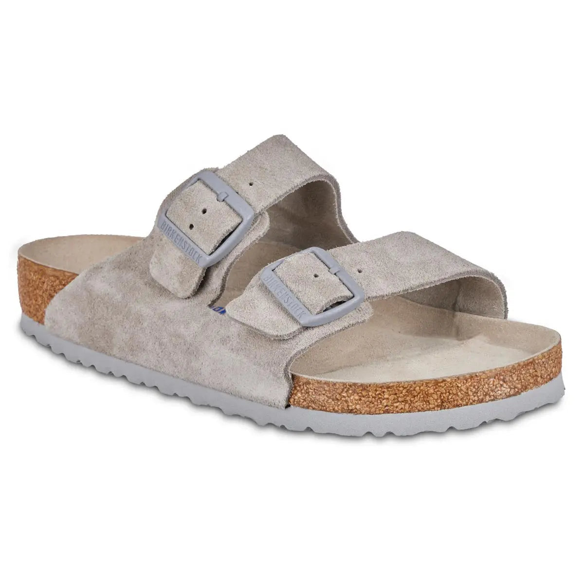 Birkenstock Arizona Soft Footbed Leather Suede Sandals