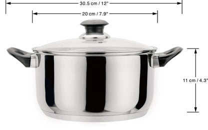 7-Piece Kitchen Cookware Set, Pots and Pans