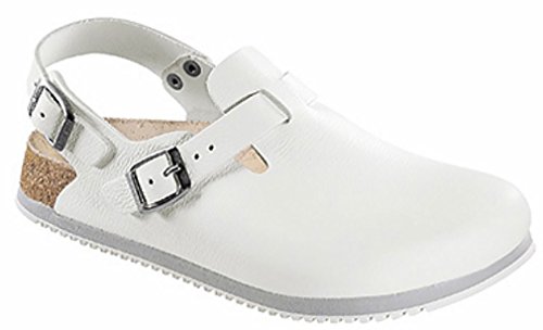 Birkenstock Tokio Super Grip Leather White
