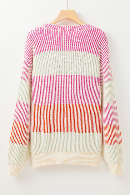 Threaded Pear Ella Knit Bubble Sleeve Sweater