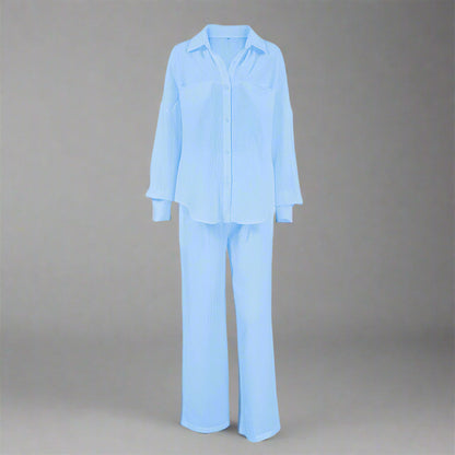 Women's Casual Solid Color Lounge Set
