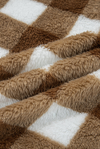 Threaded Pear Amora Sherpa Loose Knit Cardigan