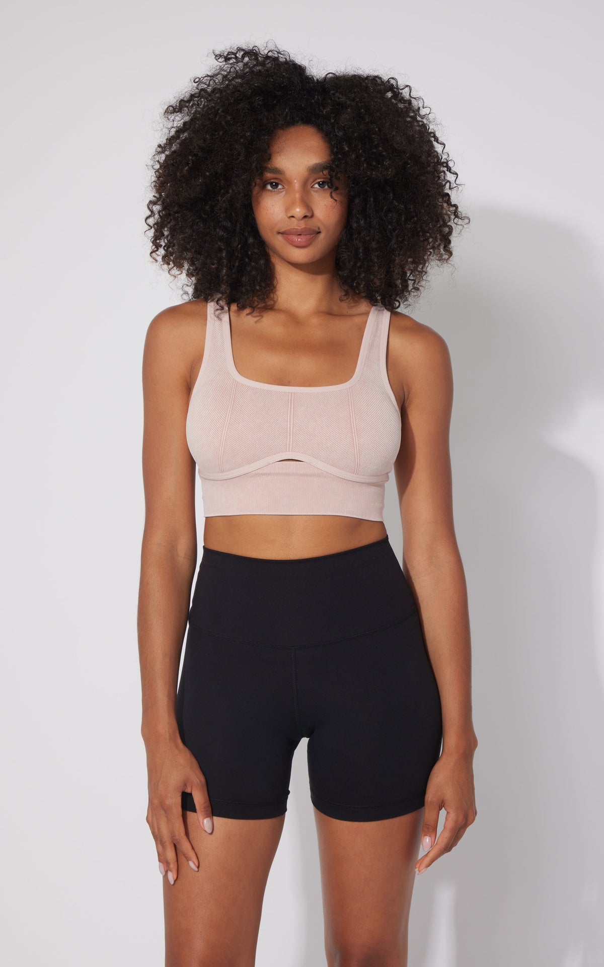 90 Degree by Reflex 2 PK Stonewash Ribbed Seamless Bra