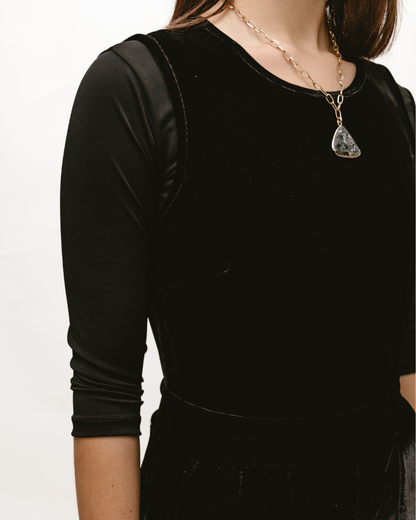 Elegant 3/4 Sleeve Halftee