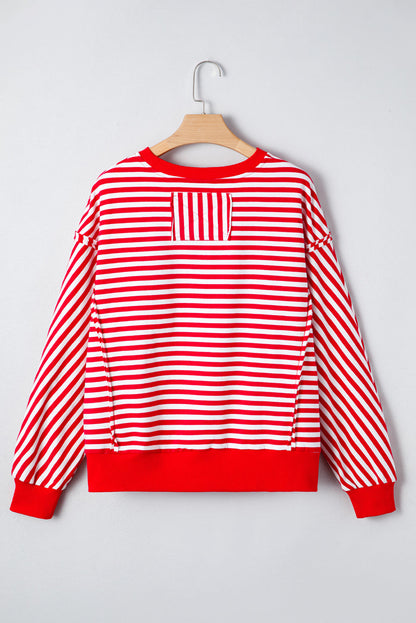 Threaded Pear Gracelynn Shoulder Casual Pullover Top