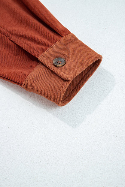 Threaded Pear Andrea Drop Shoulder Casual Shacket