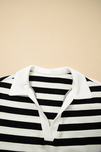 Threaded Pear Lilith Ruffled Short Sleeve Blouse