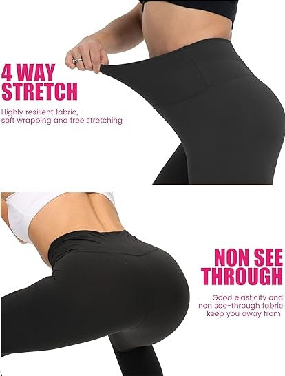 Cropped High-Waisted Leggings – Black & White Barcode Print