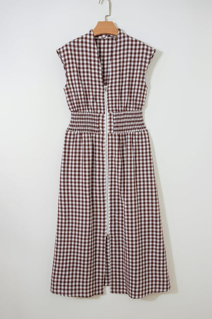 Threaded Pear Sarahi Flare Sleeveless Maxi Dress