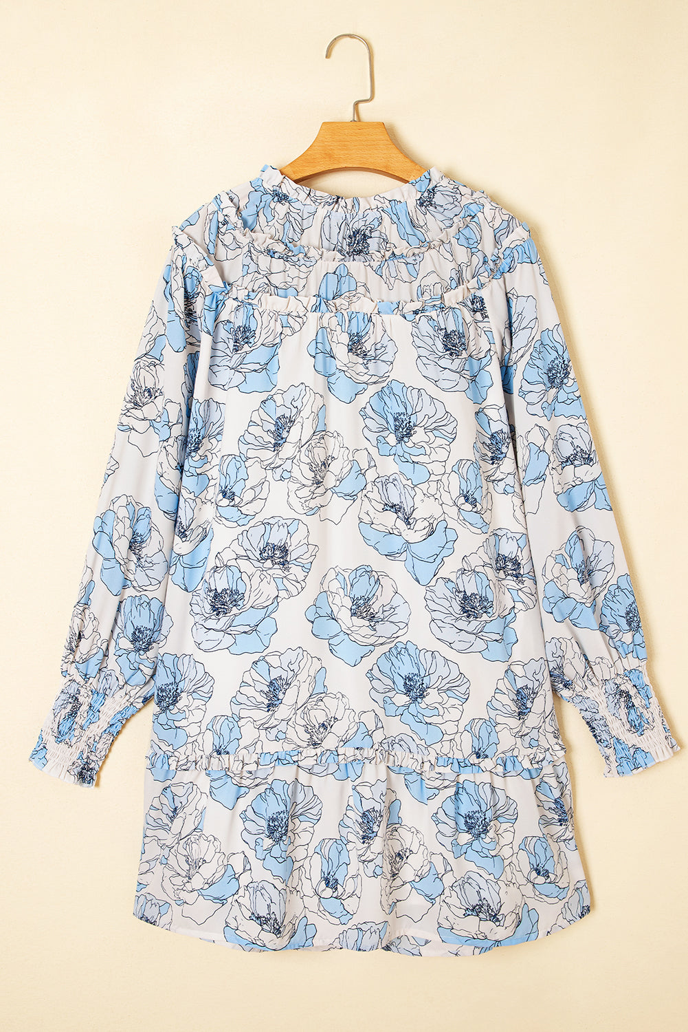 Threaded Pear Juliana Sleeve Flowy Mini Dress