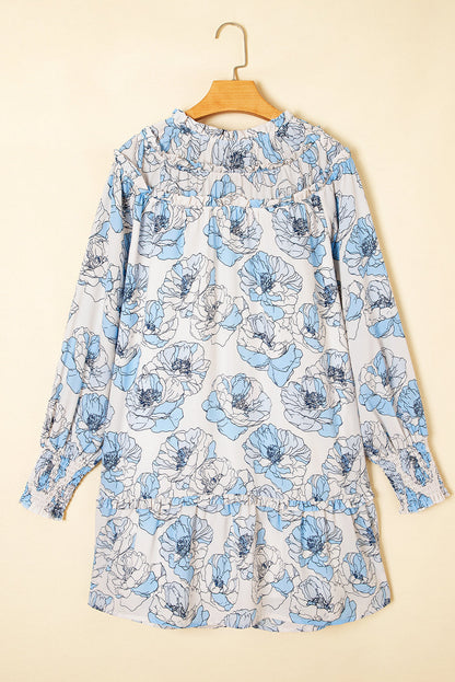 Threaded Pear Juliana Sleeve Flowy Mini Dress